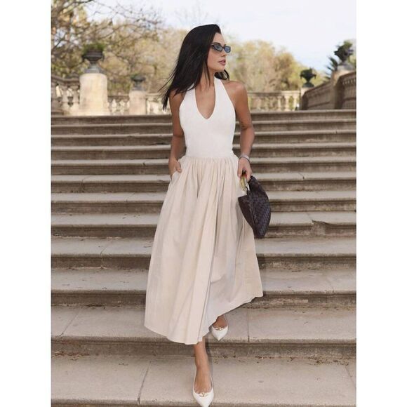 ZARA KNIT HALTER TOP - Picture 4 of 16